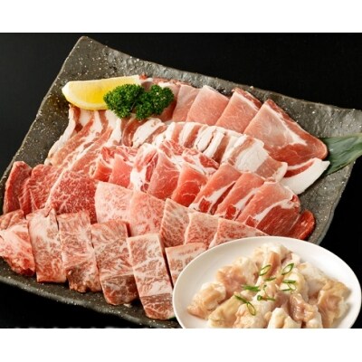 《期間限定》鹿児島県産焼肉セット950g和牛黒豚食べ比べ!