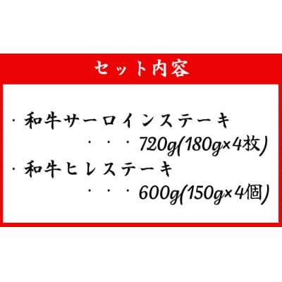 徳之島 天城町産 鹿児島育ち 鹿児島黒毛和牛ステーキ2種セット(合計約1.3kg)