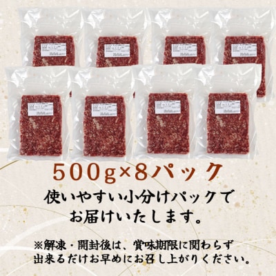 徳之島 天城町 イノシシ ミンチ 4kg 500g×8パック 猪肉 ジビエ