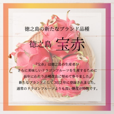 貞岡農園 プレミアム ドラゴンフルーツ 赤玉 2.5～3kg(4玉～6玉)天城町産 徳之島宝赤