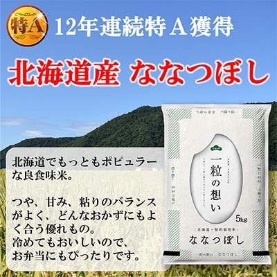 【令和6年産】12年連続特A受賞米!北海道むかわ町産ななつぼし 精米10kg