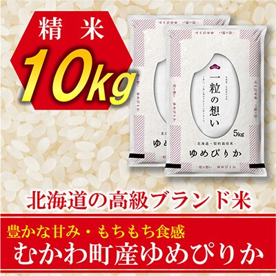 【毎月定期便】特A受賞!北海道むかわ町産ゆめぴりか　精米10kg全3回