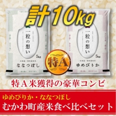 2022年12月発送開始『定期便』特A受賞米!北海道むかわ町産食べ比べ精米10kg全12回