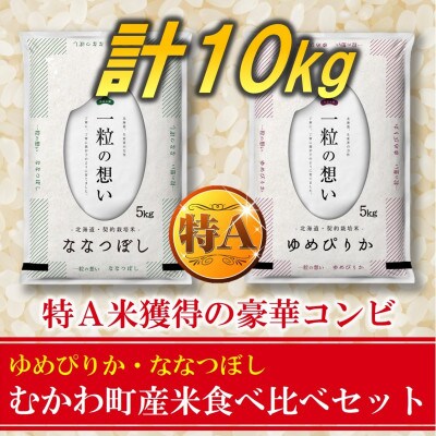 2023年2月発送開始『定期便』特A受賞米!北海道むかわ町産食べ比べ精米10kg全12回