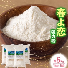 春よ恋(強力粉)　1kg×5袋