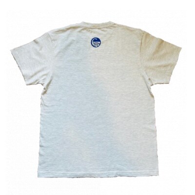 ホベツアラキリュウ穂別博物館ロゴ入りTシャツ【オートミール/Sサイズ】