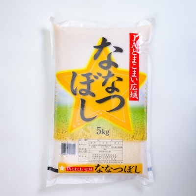 【毎月定期便】金王冠 JAとまこまい広域ななつぼし 5kg 全6回