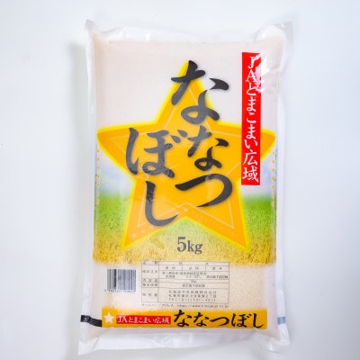 【毎月定期便】金王冠 JAとまこまい広域ななつぼし 5kg 全3回