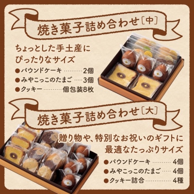 みやこじスイーツゆい焼き菓子セット(中)
