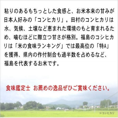 【令和6年産】田村コシヒカリ5kg