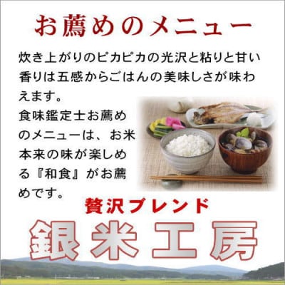 福島県田村産　これぞ理想のお米! 【無洗米】銀米工房10kg(5kg×2袋)【令和6年産】