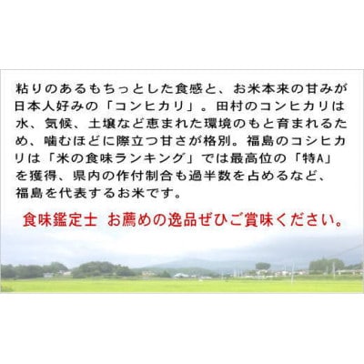 田村コシヒカリ 5kg & 福笑い 2kg セット(計7kg )【令和6年産】