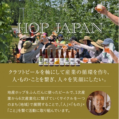 ホップジャパンビール おまかせ6本セット 330ml×6本 飲み比べ