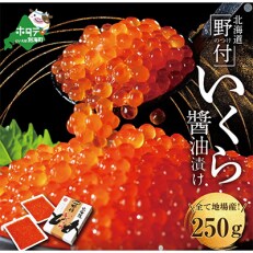 【禁輸に負けない!】北海道産 鮭 いくら 醤油漬け 250g こだわり尽くしのイクラ | ふるさと納税のお礼品