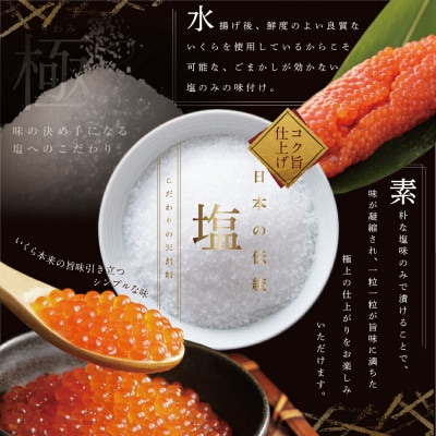 北海道産 鮭 いくら塩漬け 500g  小分け(250g×2)贅沢 塩いくら丼 3杯分 海鮮丼に合う