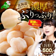 【禁輸に負けない】訳あり大粒 ホタテ貝柱 500g 20粒前後 北海道野付産 ホタテといえば別海町 | ふるさと納税のお礼品