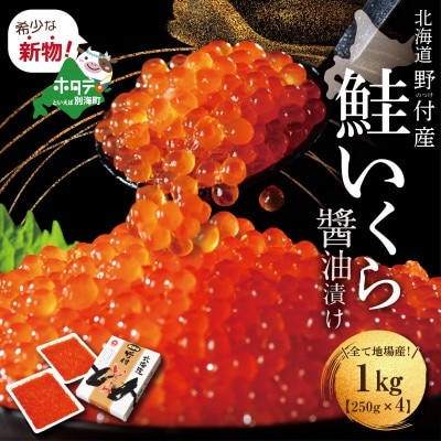 2023年5月発送開始『定期便』北海道産 鮭卵 いくら醤油漬け1kg 全10回