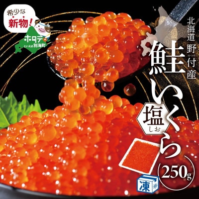 2023年3月発送開始『定期便』北海道産 鮭卵 塩いくら250g 隔月全2回