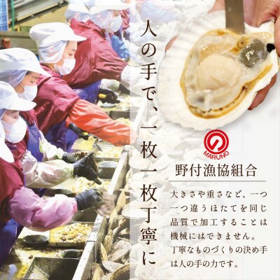2023年1月発送開始『定期便』北海道産ほたて貝柱1kg(31～35玉)Sサイズ 全10回