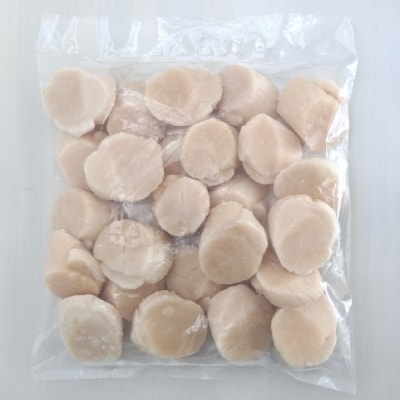 (のし付き)【大玉L-Mサイズ】北海道野付産 冷凍ホタテ貝柱1kg【ギフト包装紙使用】