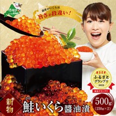 北海道産 いくら 醤油漬500g 【贅沢いくら丼が6～8杯分たっぷり楽しめる】