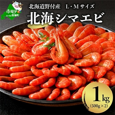 新物! 北海道 野付産 北海しまえび 子持ち混 L・Mサイズ 計1kg(500g×2パック)