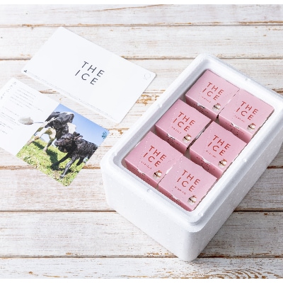 厳選別海町産生乳使用アイス【THE ICE】いちごケーキ 6個セット