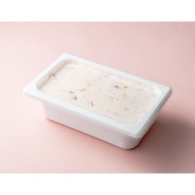 2022年10月発送開始『定期便』別海町産生乳アイスクリーム業務用1L【いちごケーキ】全10回