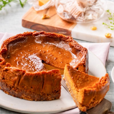 大人のための贅沢 チーズケーキ　北海道別海町産クリームチーズを贅沢使用　キャラメルナッツケーキ