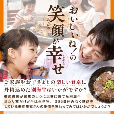 別海牛 焼肉セット 大満足1.2kg たれ3種付き 便利な小分け400g×3 北海道産 牛肉 冷凍