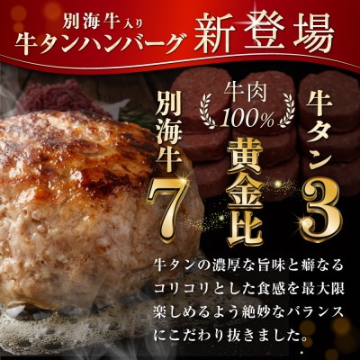 計1.5kg 牛タン入り 濃塾 生ハンバーグ150g×10個  牛肉100%ハンバーグステーキ 冷凍