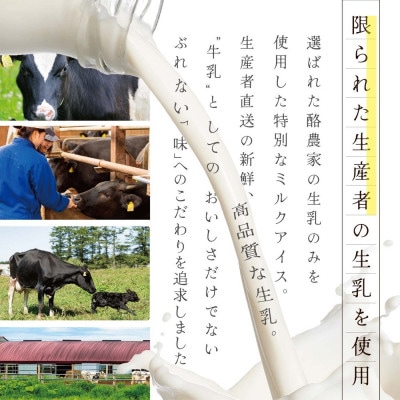 【THE ICE】 エキストラミルク アイス 12個セット【別海町産生乳使用】厳選された生乳のみ使用