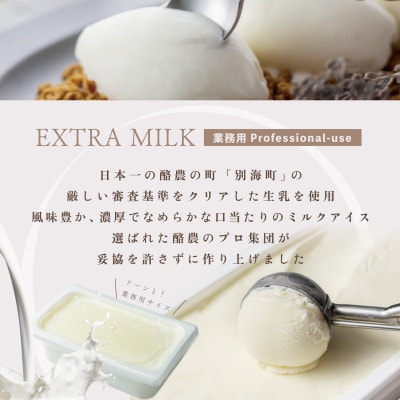 【THE ICE】 エキストラミルク 業務用アイス 2L ファミリーサイズ【別海町産生乳使用】