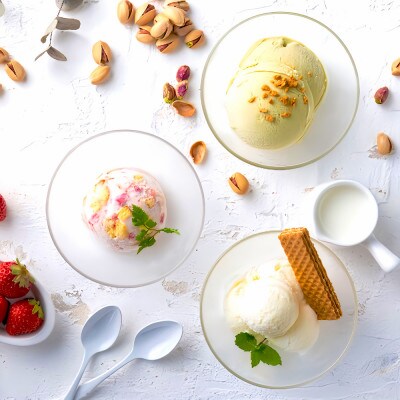 【THE ICE】アイスクリームセット5種食べ比べ 5個 北海道別海町 厳選された生乳のみを使用