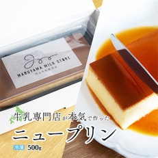 【毎月定期便】ニュープディング 500g&times;1本 別海町産生乳を贅沢に使用したこだわりプリン 全6回