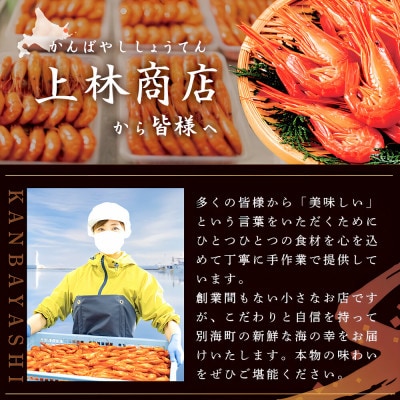 天然 北海シマエビ500gセット 大サイズ(25～30尾) 北海道野付産