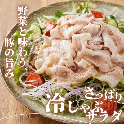 【さとふる限定】豚ロースしゃぶしゃぶ用 2.5kg(小分け250g×10)ほたて出汁味 北海道産豚肉