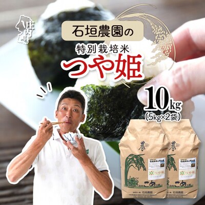 石垣農園の特別栽培米 つや姫 10kg 令和8年産 2026年産 ブランド米