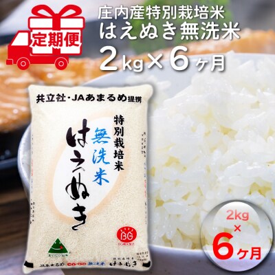 <4月中旬発送開始>6か月定期便!特別栽培米はえぬき無洗米2kg(入金期限:2023.3.25) | ふるさと納税のお礼品