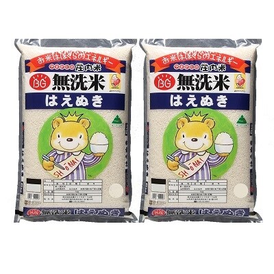 <1月開始>庄内米6か月定期便!はえぬき無洗米10kg(入金期限:2021.12.25)