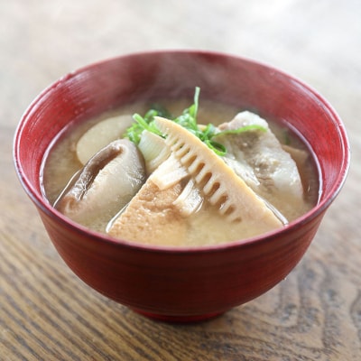 山形県庄内地区 郷土料理 孟宗汁 レトルト 350g×2箱  孟宗 筍 たけのこ 味噌汁 たけのこ汁