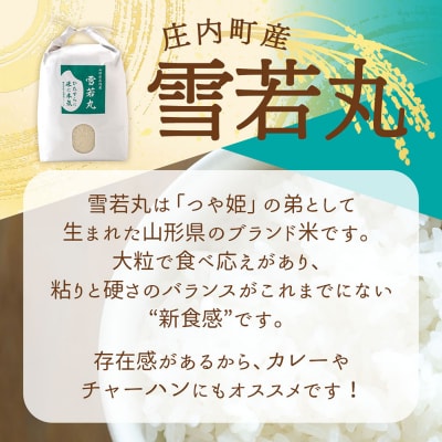 渡會さんのうまい米!雪若丸 5kg 令和7年産 2025年産 ブランド米