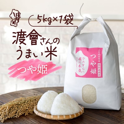 渡會さんのうまい米!つや姫 5kg 令和8年産 2026年産 ブランド米