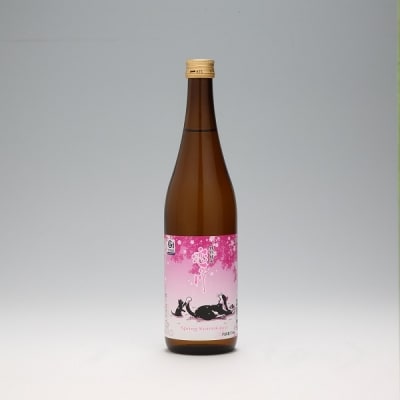 特別純米恋の川 春の酒 720ml 【池沢理美猫ラベル】(入金期限:2025.4.30)