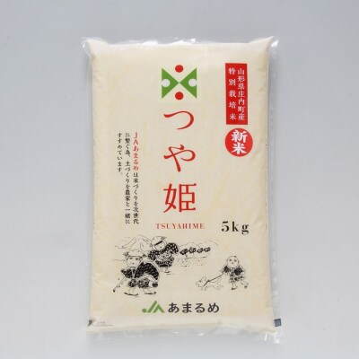 JAあまるめ 山形県庄内町産 特別栽培米つや姫 5kg×1袋 令和7年産 2025年産 ブランド米