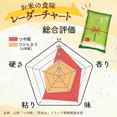 【定期便】【令和8年産】つや姫 5kg×1袋×6ヶ月 毎月 5kg 精米【10月下旬発送】
