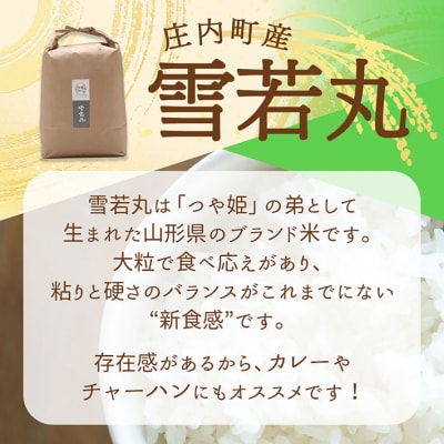 吉祥ファーム 雪若丸 5kg 令和7年産 2025年産 ブランド米