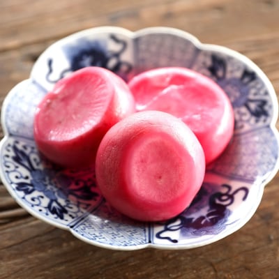 マルハチ 雪ん娘 丸平(150g×10袋)甘酢漬け 自然発色 あつみかぶ 赤かぶ漬 漬物 ご飯のお供