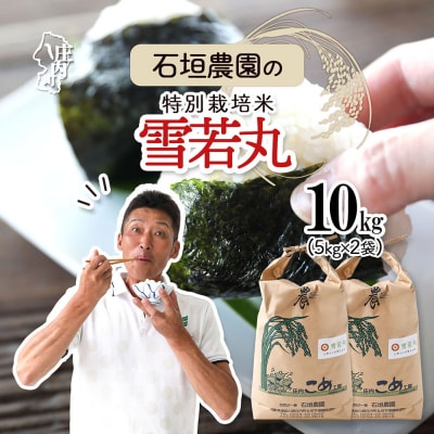 石垣農園の特別栽培米 雪若丸 10kg 5kg×2袋 令和7年産 2025年産 ブランド米