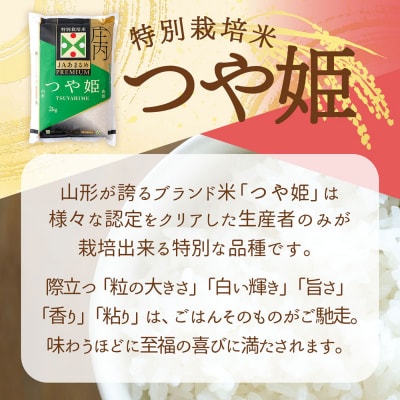 【6か月定期便】庄内米 PREMIUMつや姫 2kg【6月下旬発送】